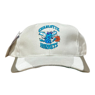 90s Charlotte Hornets Beige SnapBack