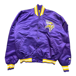 80s Vikings Satin Jacket size Large
