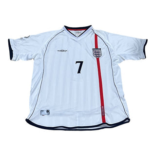 2002 England David Beckham jersey sz XL