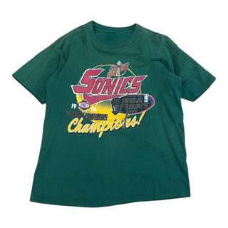 1996 Seattle SuperSonics Weater Conference Champions Tshirt Sz M (285)