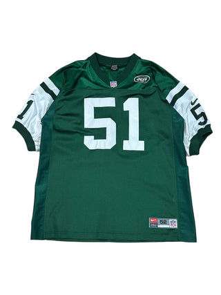 New York Jets Authenic Brian Cox Jersey size 52