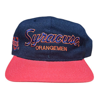 Syracuse Orangemen Double Line Two Tone Script  SnapBack