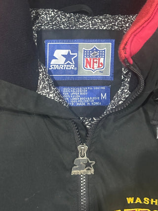 90s Washington Redskins Pullover Half Zip Heavyweight Jacket size Medium
