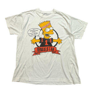 90s Bart Simpson Bengals Tshirt size M