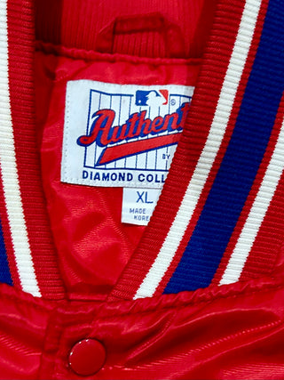 Philadelphia Phillies Two Tone Satin Jacket Sz XL