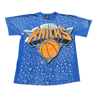 90s Knicks Rain Drops Tshirt size XL
