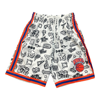 M&N Knicks Graffiti Shorts size Small