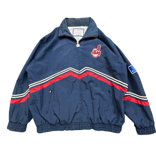 90s Cleveland Indians Windbreaker Jacket size XL