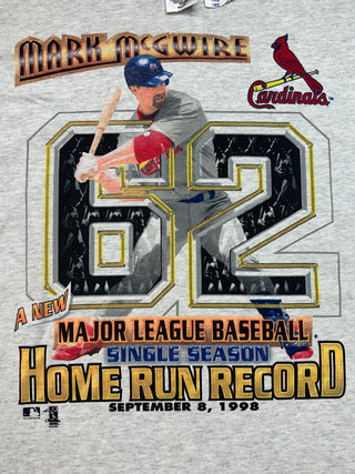 1998 Cardinals McGwire Record Tshirt size XL