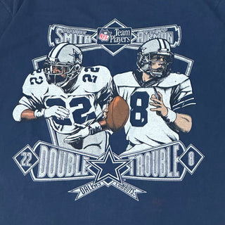 Cowboys Double Trouble Smith x Aikman Tshirt size L