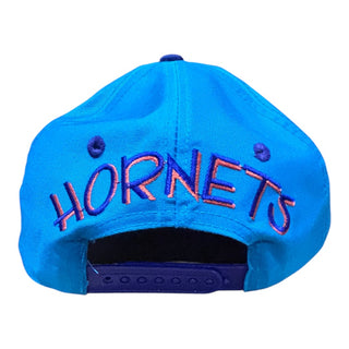 Charlotte Hornets Plain Logo Back Text Snapback