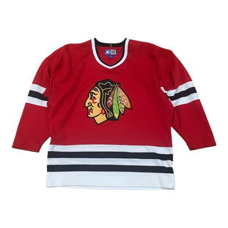 90s Chicago Blackhawks Blank Jersey size Medium