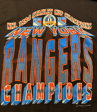 1994 Rangers Stanley Cup Tshirt size XL