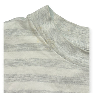 90s Jets Script Striped Tshirt size L