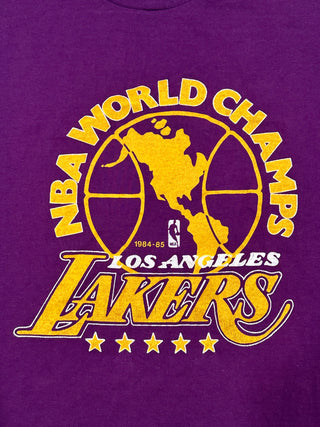 1984-85 Lakers World Champs Tshirt size M