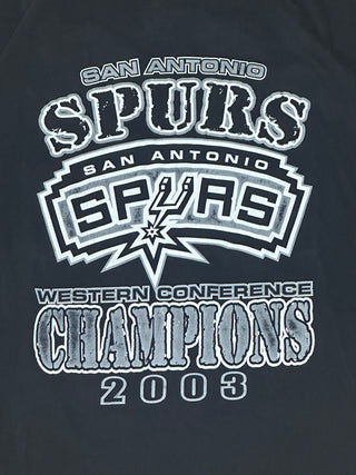 2003 Spurs Double Sided Tshirt size L