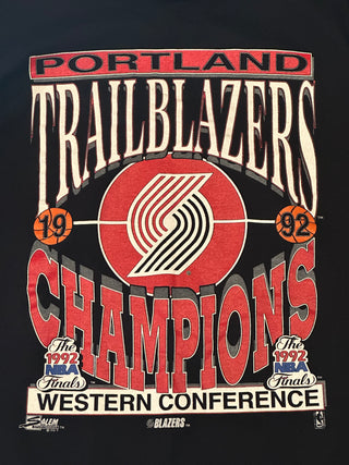 1992 Blazers Champions Tshirt size XL