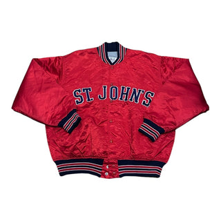 St John’s University Satin Jacket Sz XL