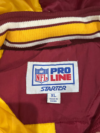 Washington Redskins Full Zip Spellout Jacket Sz M (Youth XL)