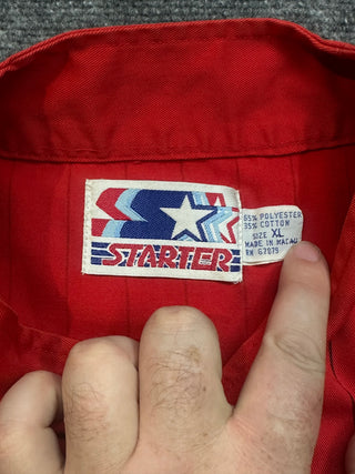 90s Bulls Pinstripe Baseball Jersey  size XL