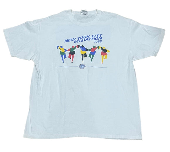 1998 New York City Marathon Tshirt Sz XL