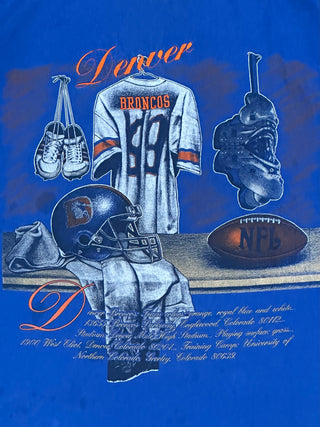 Broncos Embroidery Tshirt size XL