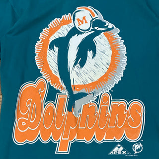 Miami Dolphins Big Logo Tshirt Sz L (281)