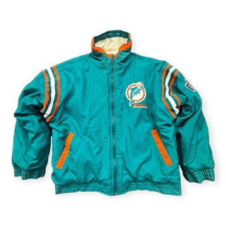 90s Reversible Miami Dolphins Jaclet size Large