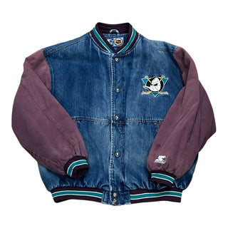 90s Starter Denim Mighty Ducks Jacket size XL