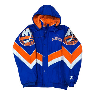 New York Islanders Big Logos Jacket Sz L