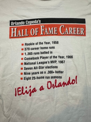 SF Giants Orlando Cepeda  Tshirt size XL