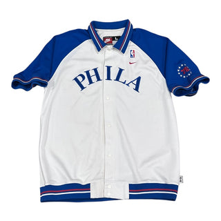 Philadelphia 76ers Warm Up Shirt Sz L