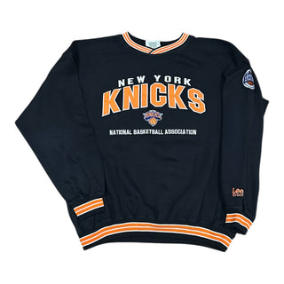 90s Knicks Black Lee Sport Crewneck size M