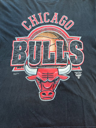 Chicago Bulls Spellout Tshirt Sz L (MTS13