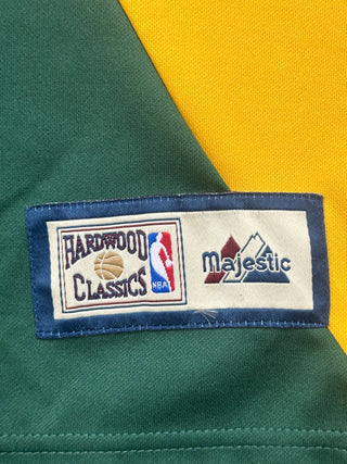 Hardwood Classic SuperSonics Half Zip Warm Up size 2X - 3X