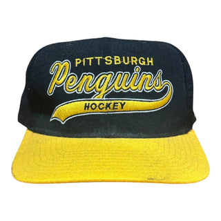 90s Penguins Script SnapBack