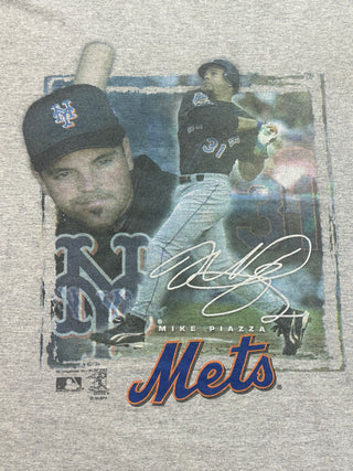 Mets Mike Piazza Cut Off Tshirt size M