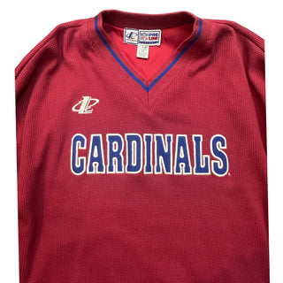 90s Phoenix Cardinals Vneck Pullover size L