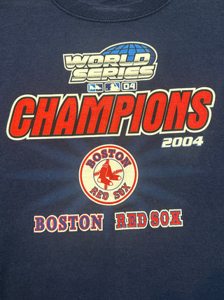 2004 Red Sox Champions Tshirt size L