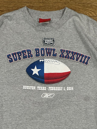 2004 Super Bowl 38 Tshirt Sz L