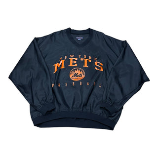 New York Mets VNeck Pullover Jacket Sz XXL