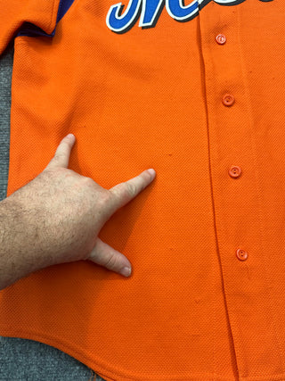 NY Mets Orange Blank Jersey size L