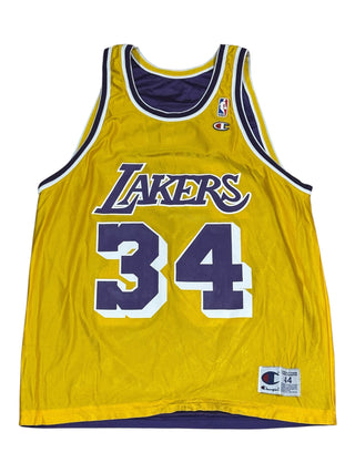 90s Lakers Shaquille Oneal Reversible Jersey size 44/L