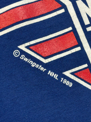 1989 NY Rangers Swingster Tshirt size L
