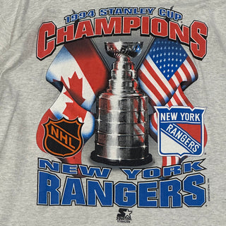 1994 New York Rangers Stanley cup Tshirt Grey Sz XL (66/61)