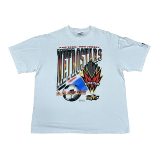 New York New Jersey Metros Stars Big Logo Tshirt Sz XL