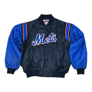 New York Mets Two Tone Dugout Jacket Sz L