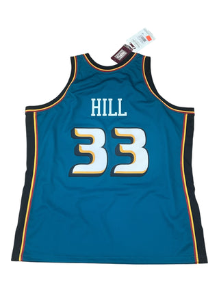 Authentic Pistons Grant Hill Jersey size 52/2X (T)