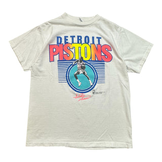 80s Pistons Neon Isiah Thomas Tshirt size M