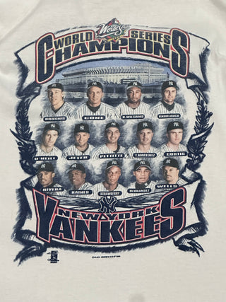 1998 New York Yankees World Series Champions Tshirt Sz L